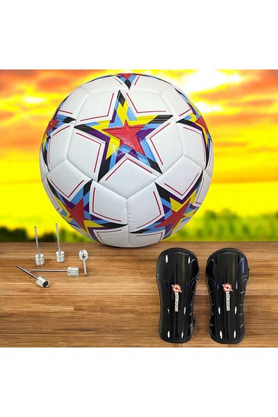 Gök Sports Original Soccer Ball Hard Floor Rug Field Soccer Ball Football Shin Guard Kaval Protector Soccer Sock