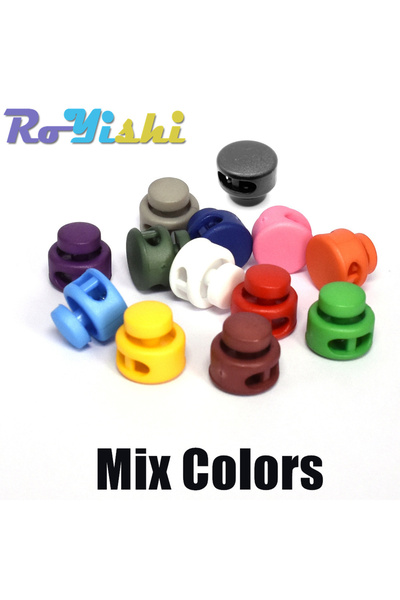 Choice Mix Colors 13 Pcs/Pack Mix Colors Cord Lock Toggle Clip Stopper Plasti...