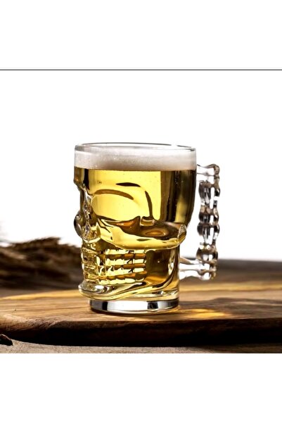 hediyeconcepti 500ml İskelet Kurukafa 2'li Kokteyl & Bardağı
