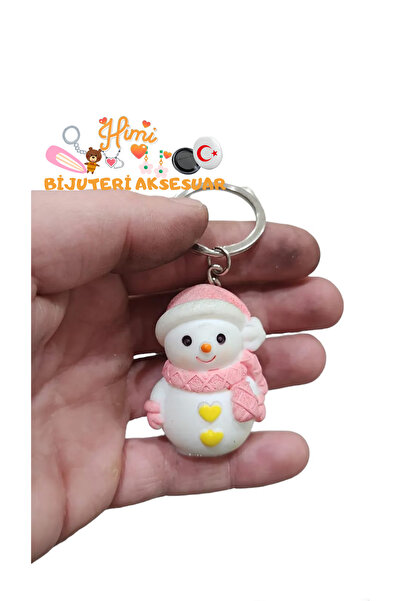 himi bijuteri aksesuar Breloc Tombiş Omul de zăpadă, Ornament pentru rucsac, ...