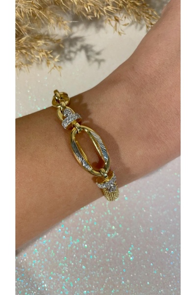 Luna Argento ÖRGÜ ORTA BOY ZİNCİR BİLEKLİK