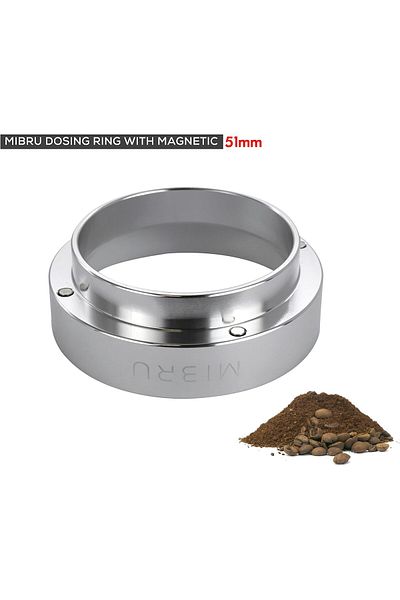 MIBRU Coffee portafilter ring silver 51mm