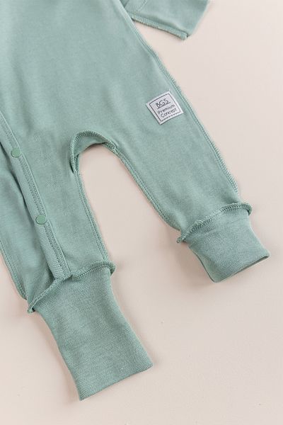 Babymod Natural Baby Jumpsuit Set with Gloves