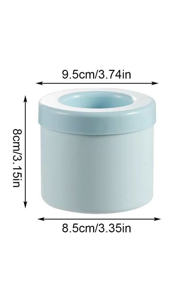 Choice Blue Silicone Ice Cube Mold Round Ice Bucket Summer Homemade Diy Refrigerator Freeze Ice Maker Creat