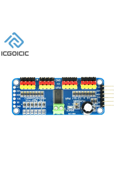 ICGOICIC PCA9685PW 16 Channel 12-Bit PWM Servo Shield Driver I2C Interface PC...