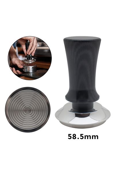 MIBRU COFFEE FINE LEVEL CALIBRATED THREADED TAMPER 58.5MM