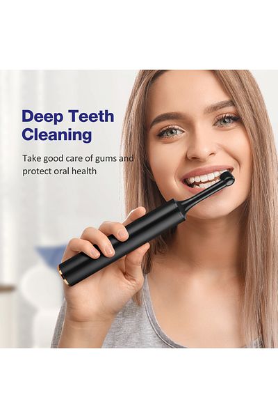 Choice black Electric Dental Teeth Polisher Ultrasonic Teeth Cleaner Oral Irrigator Calculus Stain Plaque R