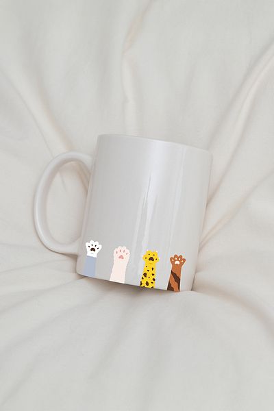 feinas Animals Patterned Porcelain Mug