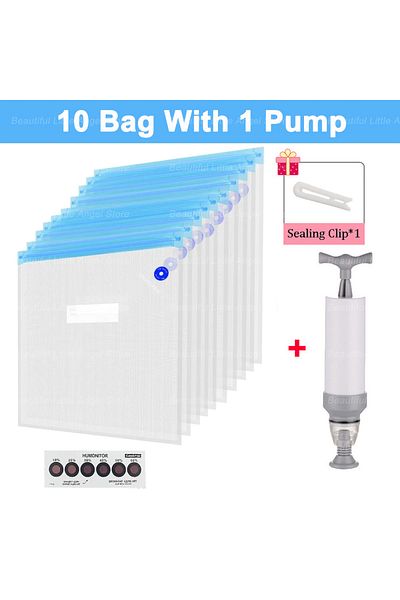 Choice 30x34cm 10 Bag -1 Pump Compression Bags Filament Storage Vacuum Bag 3d Printer Pla/abs/tpu Filament