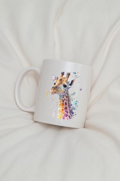 feinas Animals Patterned Porcelain Mug