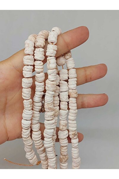 Yasamtohumu Bela nazubljena mat keramička žica od perli 8-9mm/27cm (54220)