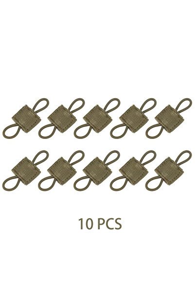 Choice1 OD-10P 10pcs MOLLE Elastic Nylon Webbing Ribbon Buckle Outdoor Hiking...