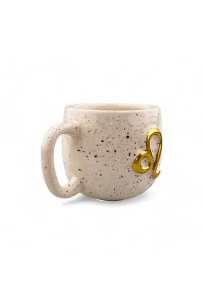 Morey Handmade German Glazed 12 Zodiac Ceramic Mug Cup