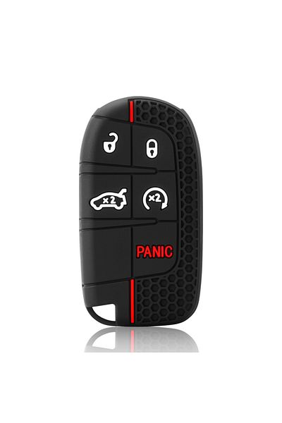 Choice Red Silicone Car Key Cover Case For Jeep Renegade Compass Grand Cherokee For Chrysler 300c Wrangler