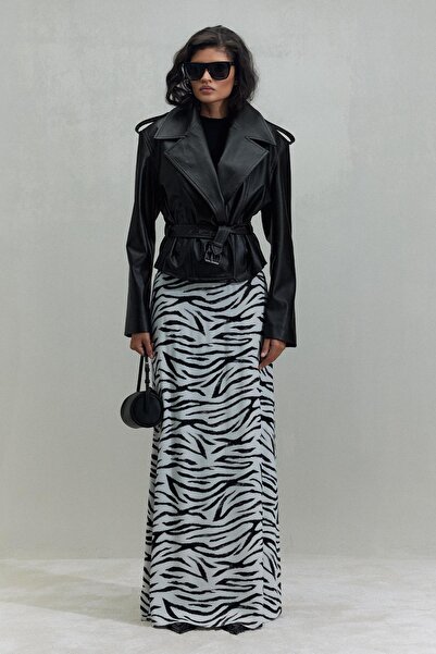 Suud Collection Bitter Brown Robbie Leather Jacket