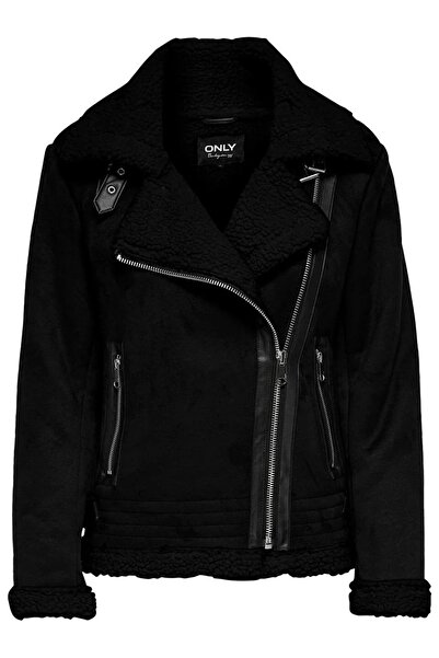 ONLY Women's Coat Brown 15304775 Onlnewdiana Avıator