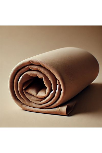 Sisthree Oversize Καφέ Χρώμα 100% Βαμβακερό Χτενισμένο Σεντόνι - Ελαστικό