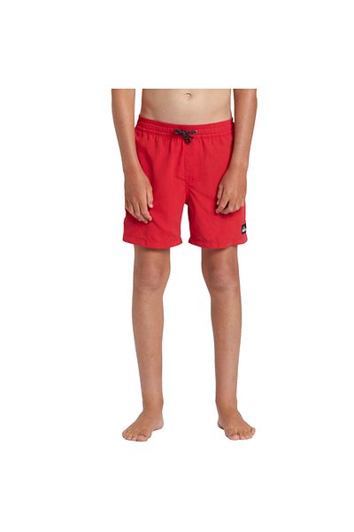 Quiksilver Everyday Solid Volley Yth 14 Boy Red Volley Short Boy