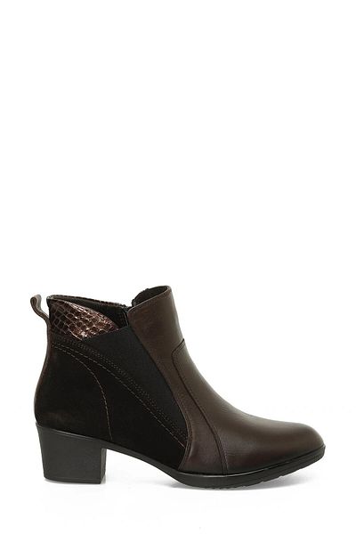 Polaris 105309   Brown Orthopedic (5 Point) Genuine Leather Women's Boots