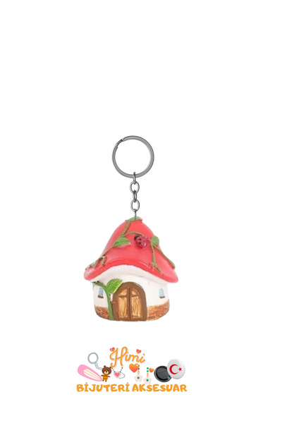 himi bijuteri aksesuar Breloc cu ciuperci pentru casă, ornament pentru rucsac...