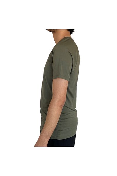 Merrell تي شيرت Tend للرجال للجري باللون الأخضر تي شيرت للجري للرجال M3tend
