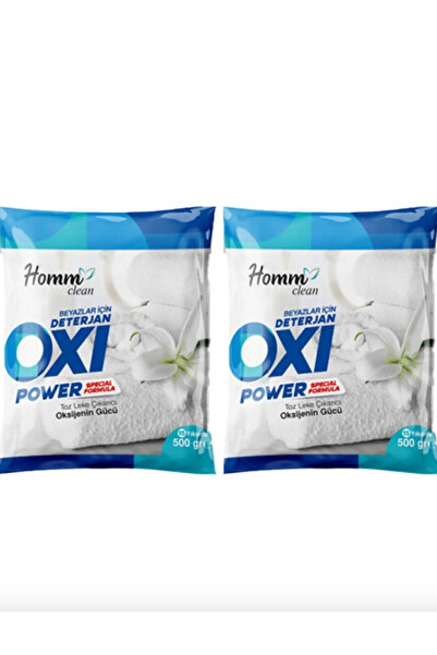 HOMM CLEAN HOMM Bitkisel 2li Oxi Power Beyazlar İçin 500 ml