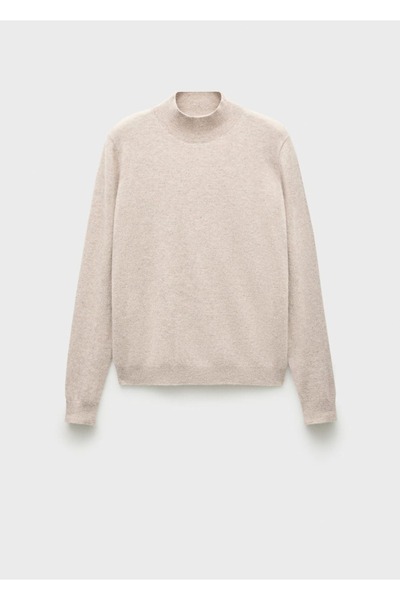 MANGO Woman Pulover cu guler Perkins 100% cașmir