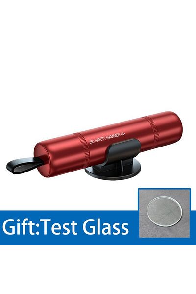 Choice Red Portable Seat Safety Hammer Auto Glass Car Window Breaker Life Saving Escape Rescue Tool Seat Be