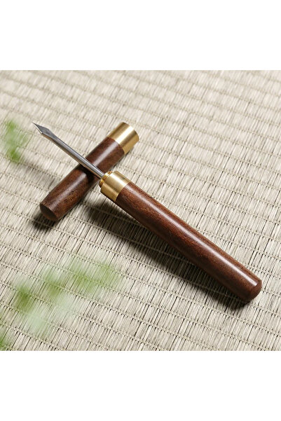 Choice1 Ebony Sandalwood Tea Needle Stainless Steel Tea Knife With Wooden Han...