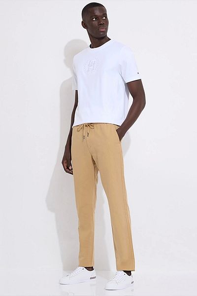Tommy Hilfiger Harlem Ipli Bel Chino Bej Pantolon