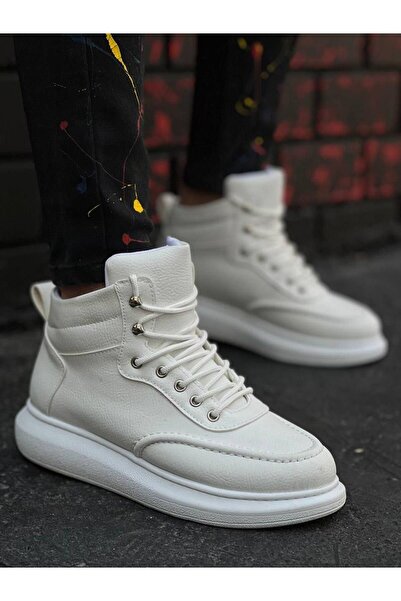 Genel Markalar Cilt Bağcıklı Bootie Ortopedik Taban Yarım Bilek Bot