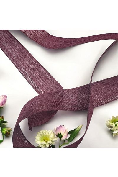 BukiroAtelier Linen Ribbon 5 Meters 2 cm Bow Ribbon