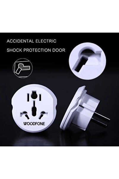 Genel Markalar Seyahat Tipi Çevirici Priz ingiliz Amerikan ve Avustralya Fişi Dönüştürücü Adaptör