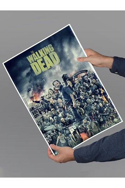 Saturn The Walking Dead Poster 40X60Cm Poster - Thick Poster Paper Digital Printing