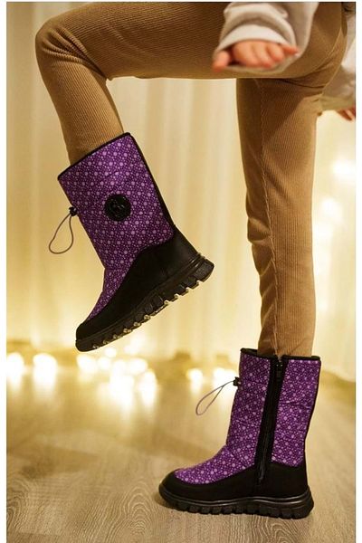 Kids Club Shoes Cool Maria Unisex Παιδικές μπότες χιονιού Μωβ