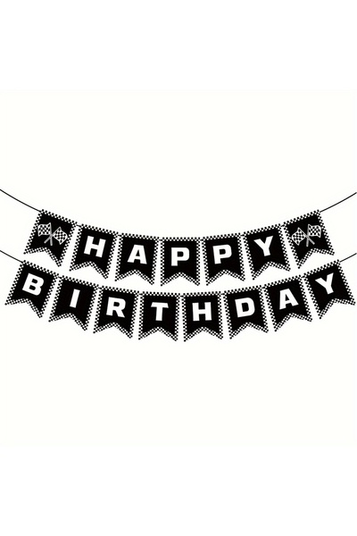 Choice Party Decorations Race Car Happy Birthday Banner, Race Car Birthday Pa...