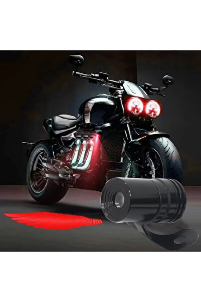 Choice1 2 قطعة ضوء أحمر 2 قطعة دراجة نارية أجنحة الملاك LED ضوء الإسقاط سيارة...