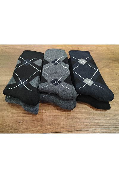 Leement socks Men's Thick Towel Socks - 6 Pairs Winter, Cotton