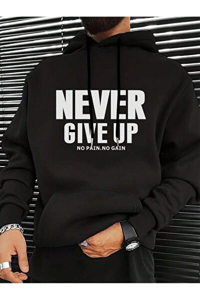 bellanova Unisex 3ip Oversize μαύρο φούτερ Ανδρικό φούτερ με κουκούλα