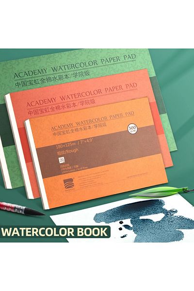 Choice 8K 300g-Mid Grain 100% Cotton Watercolor Paper Sealing Pad 32K 16K 8K 20Sheets 300gsm/200gsm Water C