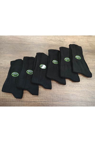 Leement socks Мъжки средно дебели бамбукови диабетични чорапи, 6 чифта, безшевни
