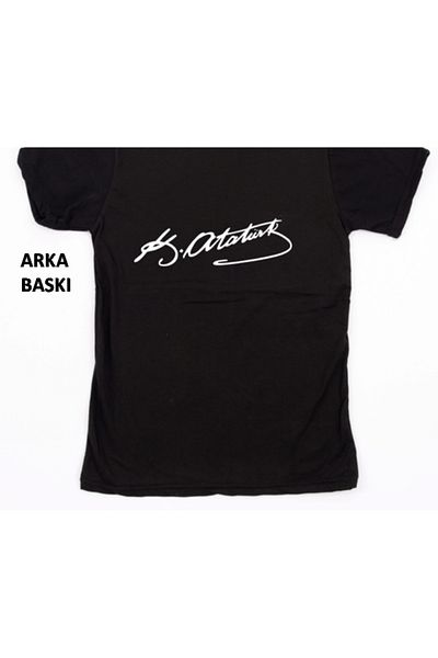 mAddog Ataturk Pasha Portrait - with Back Signature (Relax Fit) 9XL / 8XL / 7XL / 6XL / 5XL / 4XL / 3XL