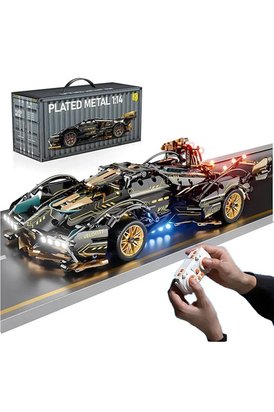 Choice 2024 Black V12 Block Roadster Rc Tech Racer 1:14 DIY Assembling the Roadster Structure Block Car...