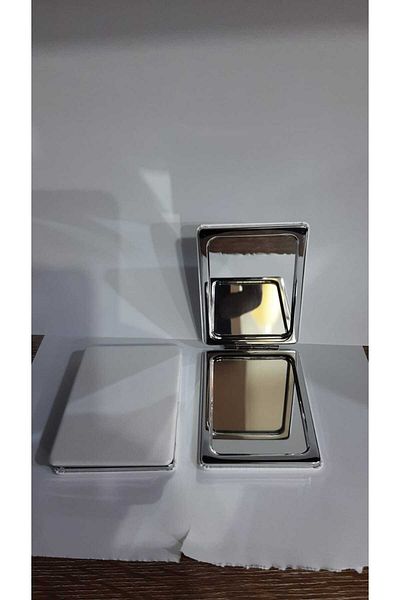 HSDemirci White Color Magnifying Pocket Mirror Rectangular