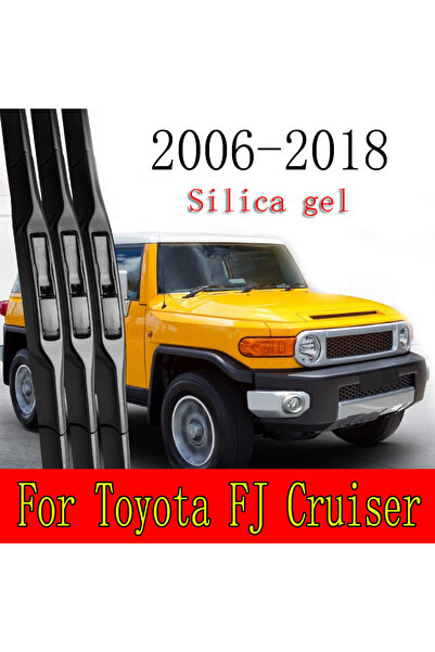 Choice مجموعة شفرات مساحات الزجاج الأمامي لسيارة FJ Cruiser، مكونة من 3 قطع، وفرش مطر للزجاج الأمامي والنوافذ، مناسبة لسيارة تويوتا