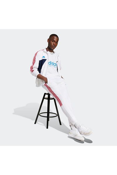 adidas Ανδρικό λευκό αθλητικό παντελόνι Tiro Ntpk