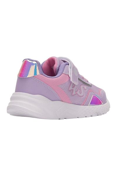 Liger Pantofi sport pentru copii liliac - cu șireturi și velcro