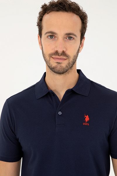 U.S. Polo Assn. Men's Navy Blue T-shirt -50282235-vr033 Model
