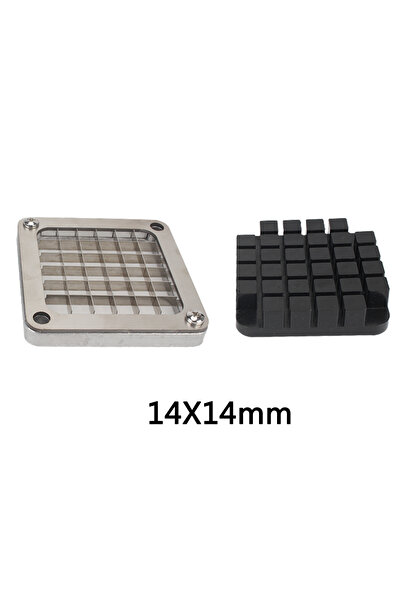 Choice 14 مم + 3 شفرات الحجم، ملحقات آلة البطاطس المقلية، قاطع البطاطس المقلي...