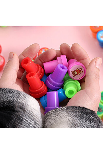 Choice3 30 قطعة من طوابع الحبر الذاتي اللطيفة على شكل حيوانات وديناصورات متنو...